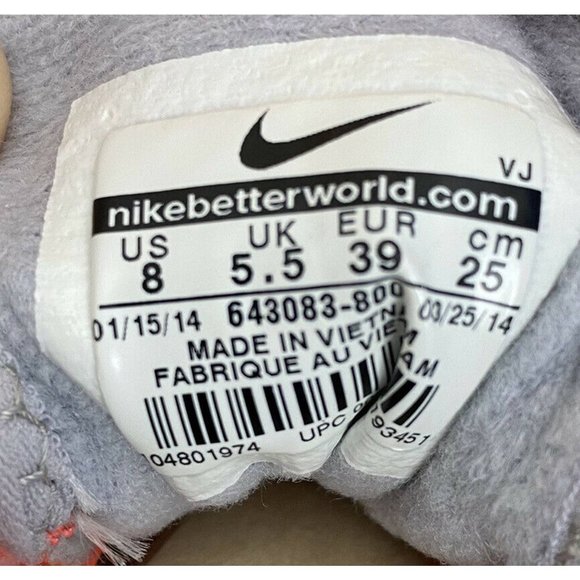 Nike Flex Women's Orange Synthetic Training Shoes Sz 8 - Picture 7 of 7